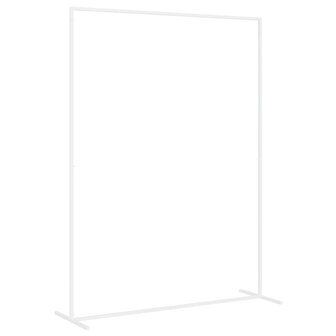 Trouwrand Wit 150 x 49,5 x 200 cm Staal 5
