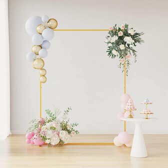 Trouwrand Goud 150 x 49,5 x 200 cm Staal 4