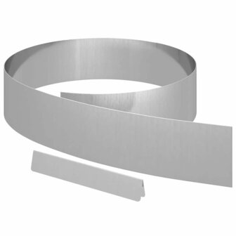 Tuinrand Zilver 450 x 0.05 x 15 cm Gegalvaniseerd staal 2