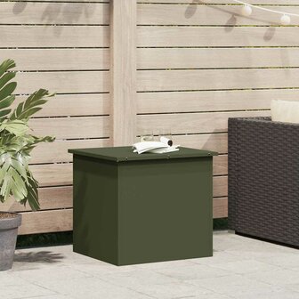 Buiten opbergbox Olijf Groen 55 x 50,5 x 50 cm Staal 1