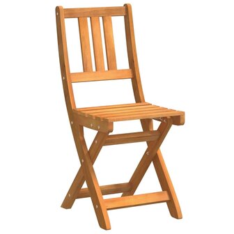 Bistrostoelen voor buiten met kussen 2 pcs Massief Acaciahout 4