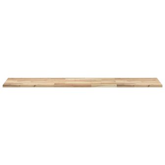 Wastafelblad 120x40x2 cm onbehandeld massief acaciahout 3