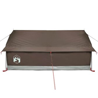 Tent 2-persoons waterdicht bruin 8
