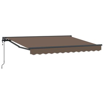 Elektrisch Uittrekbaar Zonnescherm Taupe 2,5 x 2 m 2