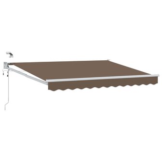Elektrisch Uittrekbaar Zonnescherm Taupe 2