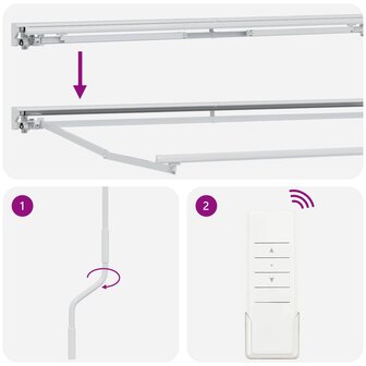 Elektrisch Uittrekbaar Zonnescherm Zand 3 x 2,5 m 5