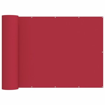 Balkon Privacy Scherm 150 x 200 cm Stof met PU-coating Rood 1