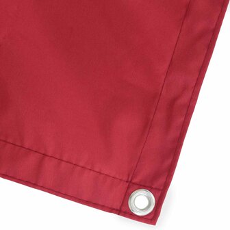 Balkon Privacy Scherm 150 x 200 cm Stof met PU-coating Rood 2