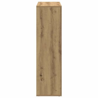 Kamerscherm / boekenkast 102x29x103,5 cm hout artisanaal eiken 6