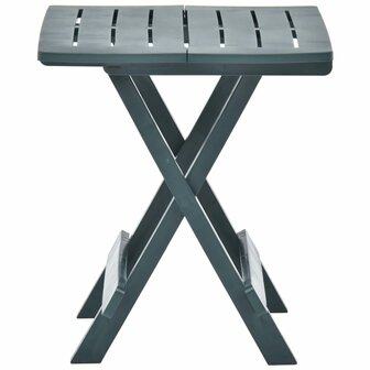 Tuintafel inklapbaar 45x43x50 cm kunststof groen  3