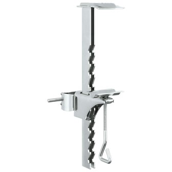 Parasolvoet zilver Staal 2