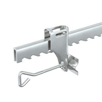 Parasolvoet zilver Staal 9