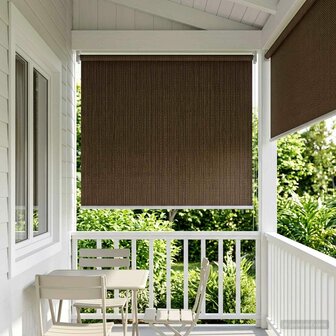 Buitenrolgordijn 90% UV-blok Bruin 80x140 cm HDPE 3