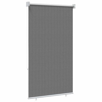 Buitenrolgordijn 90% UV-blok Lichtgrijs 80x230 cm HDPE 5