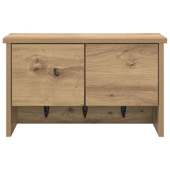 Wandgemonteerde kapstok met plank Artisan Eiken 50 x 20 x 30 cm 6