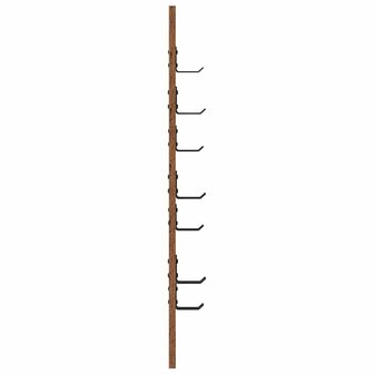 Wandgemonteerde kapstok Oudhout 30 x 1,5 x 80 cm Bewerkt hout 6