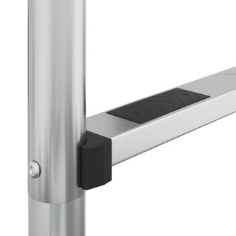 Zwembadladder 54x38x184,5 cm 304 roestvrij staal 5