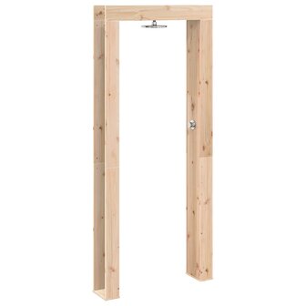 Buitendouche 226 cm Massief grenenhout en roestvrij staal 2