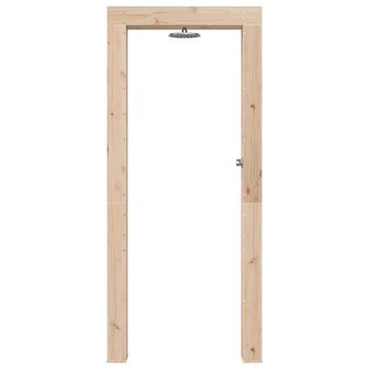 Buitendouche 226 cm Massief grenenhout en roestvrij staal 4