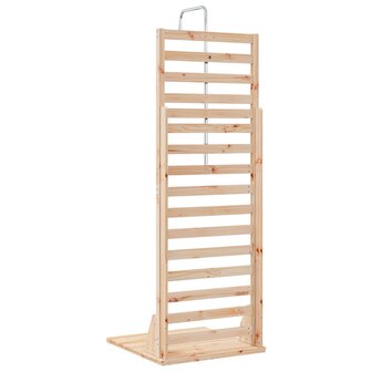 Buitendouche 225 cm Massief grenenhout en roestvrij staal 6
