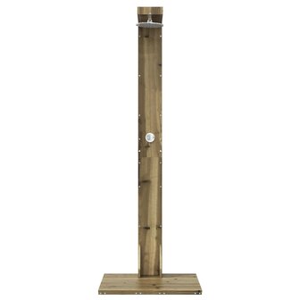 Buitendouche 210 cm Ge&iuml;mpregneerd dennenhout en roestvrij staal 4
