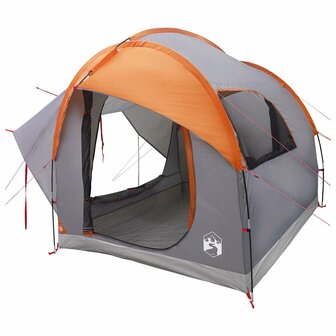 Autotent Grijs en Oranje 239 x 210 x 210 cm Polyester en staal 2