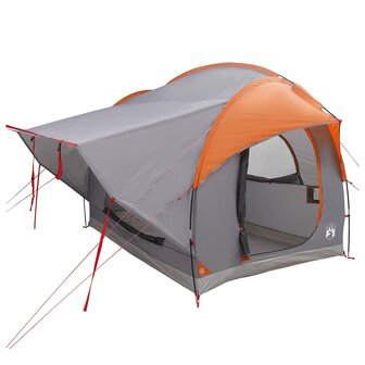 Autotent Grijs en Oranje 239 x 210 x 210 cm Polyester en staal 7