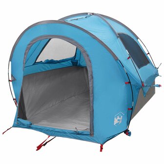 Autotent met dak Blauw 200 x 170 x 170 cm Polyester en staal 2