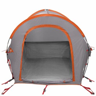 Autotent Grijs en Oranje 200 x 170 x 170 cm Polyester en staal 4