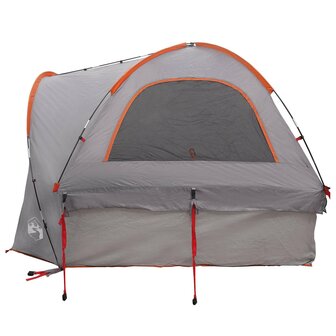 Autotent Grijs en Oranje 200 x 170 x 170 cm Polyester en staal 5