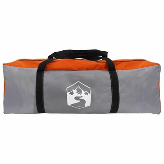 Autotent Grijs en Oranje 200 x 170 x 170 cm Polyester en staal 7