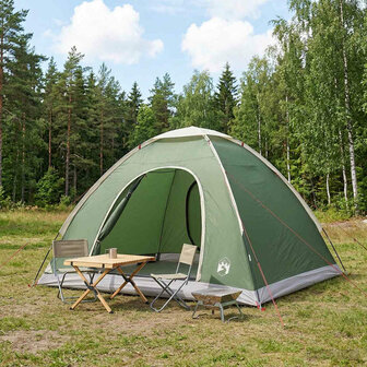 Kamperen tent met dak met luchtopening Groen 275 x 215 x 125 cm 1