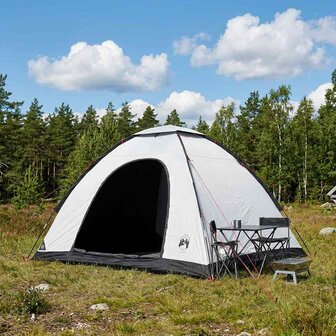 Kamperen tent met dak Wit Blackout 275 x 215 x 125 cm 1