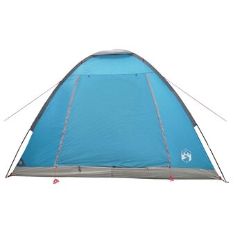 Kamperen tent met dak Blauw 4-persoons Polyester en staal 5