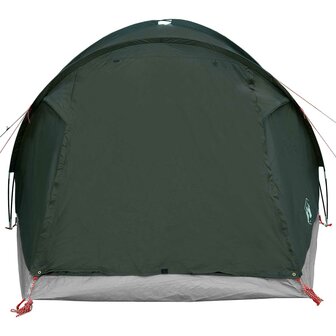Huisje Tent met dak Leger groen 4-persoons Polyester en staal 5