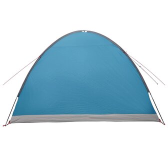 Huisje Tent met dak Blauw 6-persoons Polyester en staal 7