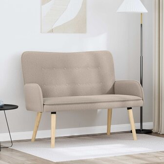 2-Zits Sofa Lichtgrijs 115 x 61 x 87 cm Boucl&eacute; 1