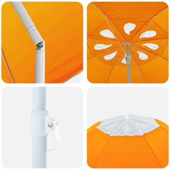 Tuinparasol 160 cm 170T polyester Oranje 4