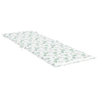 Ligbedkussen bladpatroon oxford stof 4