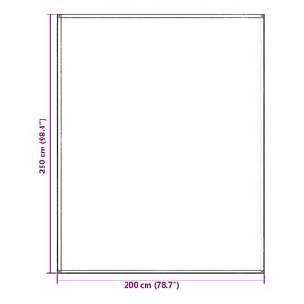Tenttapijt Lichtgrijs 200 x 250 cm Polyetheen 9