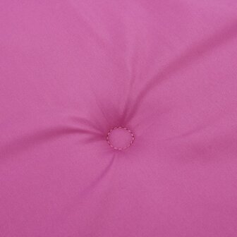 Tuinstoelkussens hoge rugleuning 2 st 120x50x3 cm stof roze 8