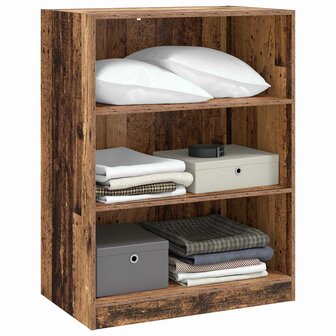 Kledingkast met plank met opslag Oud hout 77 x 48 x 102 cm PB 2