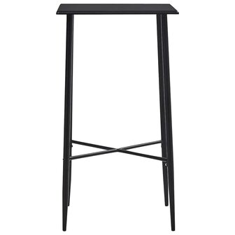 3-delige Barset kunststof zwart 3