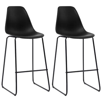3-delige Barset kunststof zwart 6