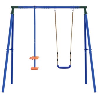 Buiten Schommelframe met Glijbaan voor tot 3 kinderen 4