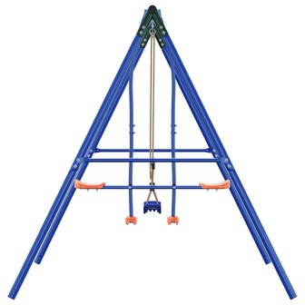 Buiten Schommelframe met Glijbaan voor tot 3 kinderen 5