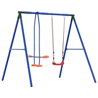 Buiten Schommelframe met Glijbaan voor tot 3 kinderen 2