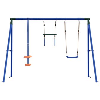 Buiten Schommelset Meerkleurig 263 x 185 x 185 cm Staal en PE 4