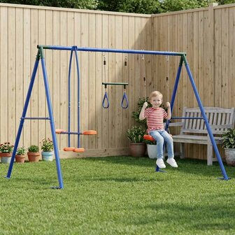Buiten Schommelset Meerkleurig 263 x 185 x 185 cm Staal en PE 1