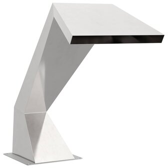 Zwembadwaterval met RGB-LEDs Roestvrij staal 63,5 x 29 x 51 cm 5